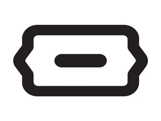 Stylish HTML element icon with clean lines
