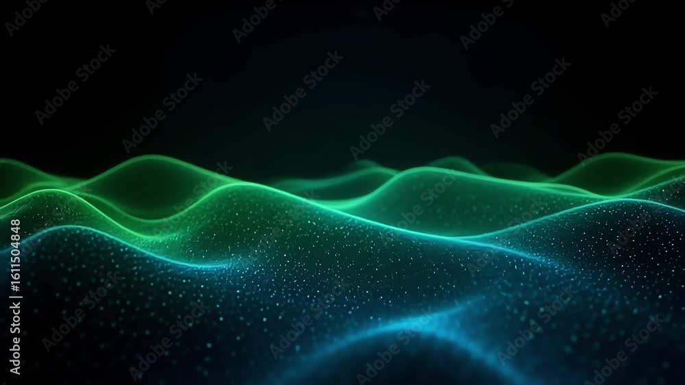 Aufkleber abstract flowing waves background animation loop for presentations and video projects usage here