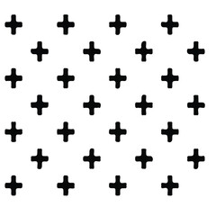 Pattern of plus signs 3