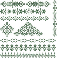 Beautiful flower art and mandala vector design