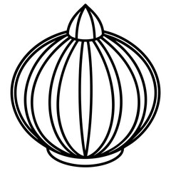 Copper Pod line art vector