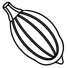 Copper Pod line art vector