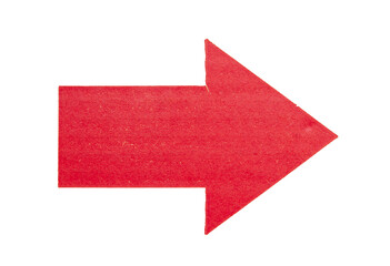 red arrow scratch grunge on transparent background