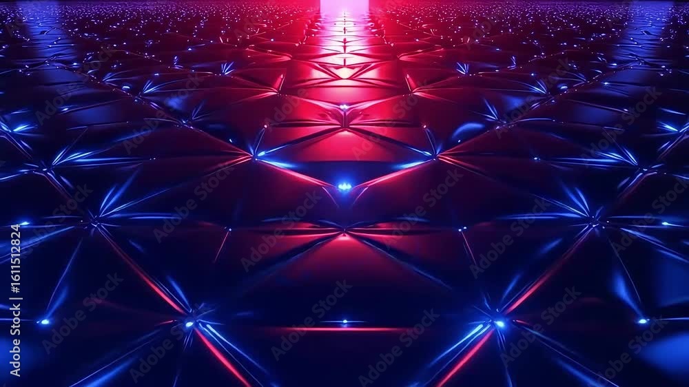 Poster abstract red and blue light show background for wallpaper and screensaver design animation loop vide