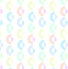 Modern Retro Geometric Circle Pattern Background