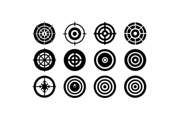 different target icon set   