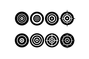 different target icon set  .svg