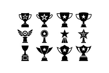 different trophy star set  .svg