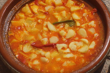 Fresh Tajine with Potatoes