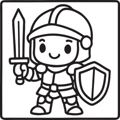 Cozy Moments Bold Line Coloring Page – Relaxing Hygge-Inspired Illustration