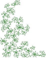 Beautiful flower art and mandala vector design