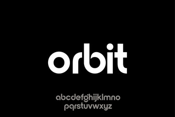 Orbit word font logotype icon symbol sign