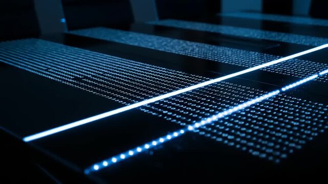 Illuminated binary code display