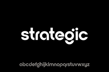 Strategic Wordmark Font for Branding and Design