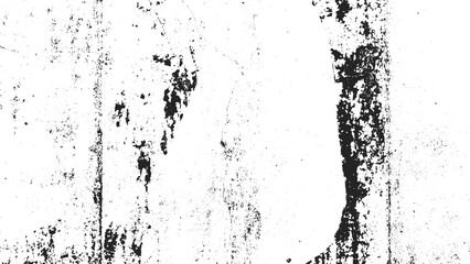 Grunge Black and White Texture Background, Abstract Distressed Vector Overlay, Vintage Noisy Texture for Design Use, Old Worn Paper Ink Texture Template