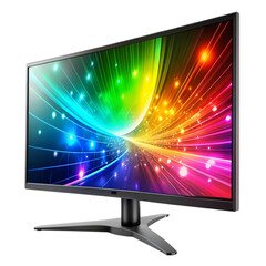 Vibrant Curved Monitor Stunning Display for Gaming  Productivity