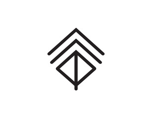 Minimalist Vector Point Icon with Crisp and Elegant Line Art Design  