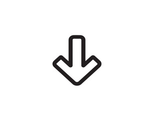 Minimal Volume Down Icon Featuring Clean and Elegant Vector Line Design  