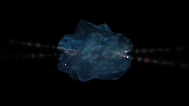 Abstract technology background animation. Future technology, science, tech innovations flowing lighting glowing neon effect seamless loop animation. 4k