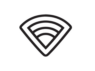 Minimalist VPN Icon with Elegant Modern Clean Vector Line Art Style  