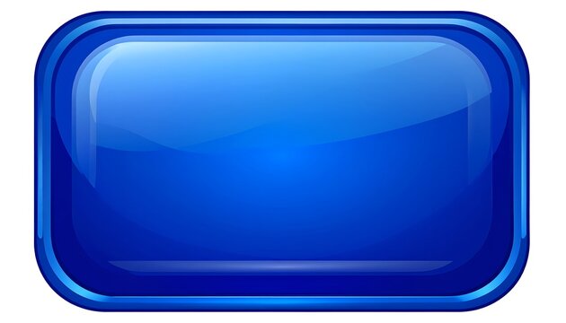 A glossy, empty, blue rectangle