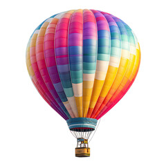 Fototapeta premium Colorful hot air balloon against black background (11)