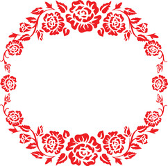 Beautiful flower art and mandala vector design