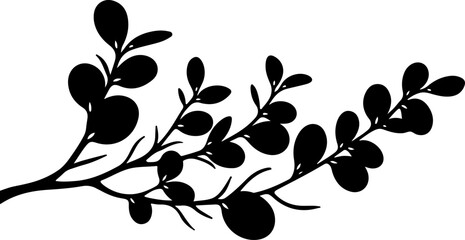  Botanical Berry Sprig art vector