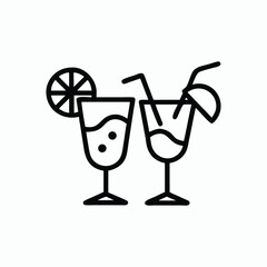 Vibrant assortment of cocktails on a clean white background