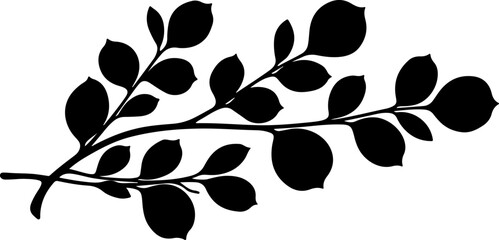 Botanical Berry Sprig vector