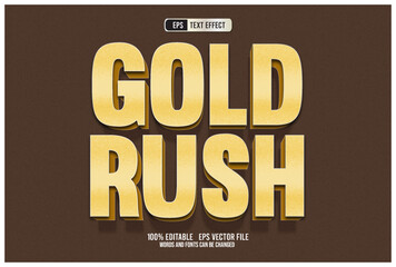 TEXT EFFECT GOLD RUSH