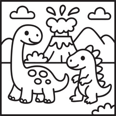 Cozy Moments Bold Line Coloring Page – Relaxing Hygge-Inspired Illustration