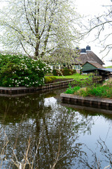 Fototapeta premium skyline of old town Giethoorn