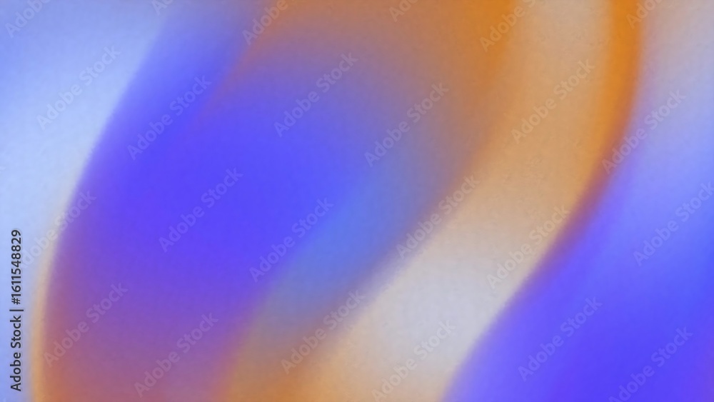 Poster desertcore abstracts noise abstract blurred background with vibrant gradients of blue, orange, and w