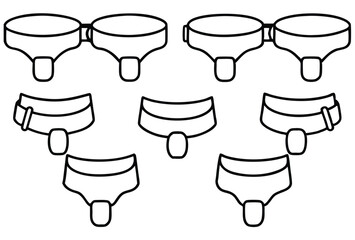 Hernia Belts Line Art Health Solution