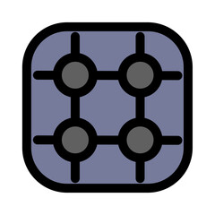 Solar panel symbol - renewable energy, sustainability and ecology icon.