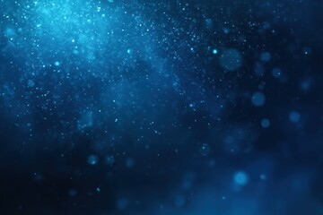Fototapeta premium Blue Sparkling Bokeh Background for Elegant Design Projects