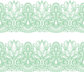 Beautiful flower art and mandala vector design