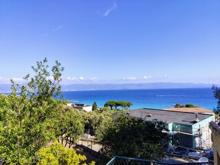Naklejka premium beach and sea 