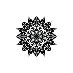 golden decorative floral ornament vector art illus