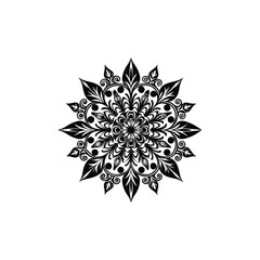 golden decorative floral ornament vector art illus