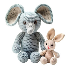 Crochet Elephant and Bunny Toys Handmade Amigurumi Patterns