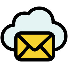 cloud email icon