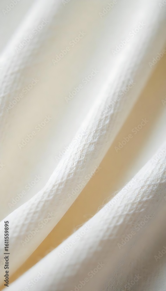 Aufkleber generative ai exploring textured serenity subtle folds in soft fabric