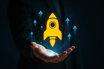 Startup Business Launch and Growth Concept – Innovation, Market Acceleration, and Entrepreneurial Success