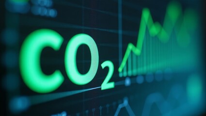 CO₂ Emission Chart and Climate Data Visualization – Carbon Footprint and Environmental Impact Analysis