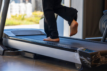 Embrace Pure Fitness: Running Barefoot on a Treadmill for Total Wellness