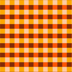 orange and yellow plaid