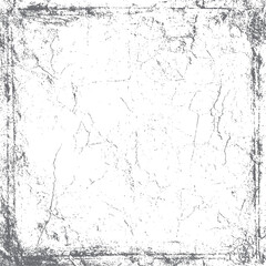 Textured cracked surface with grunge frame. High detail overlay. Abstract background with vintage distressed style.  