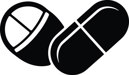 pills vector icon.eps